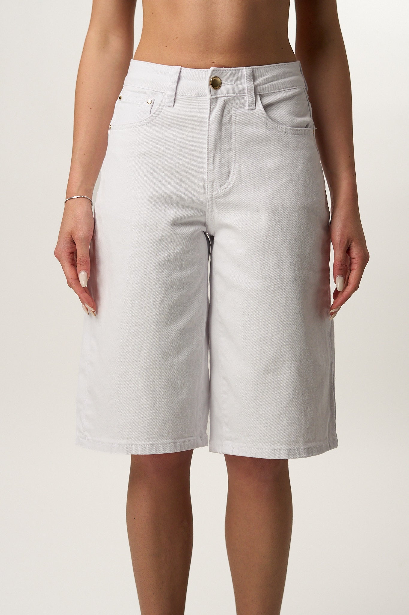 Bermuda Denim Bianco