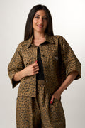Giacca corta Animalier