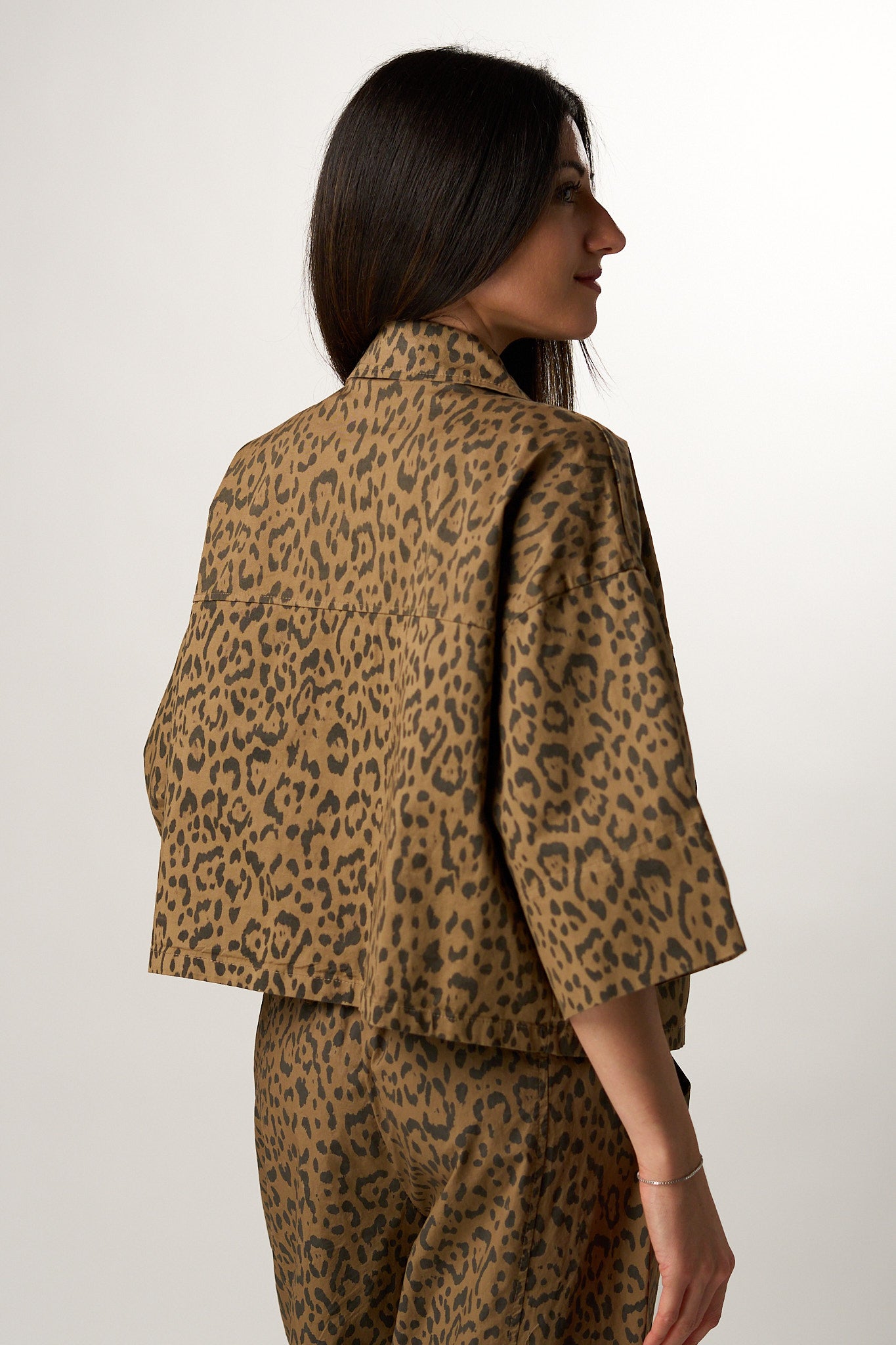 Giacca corta Animalier