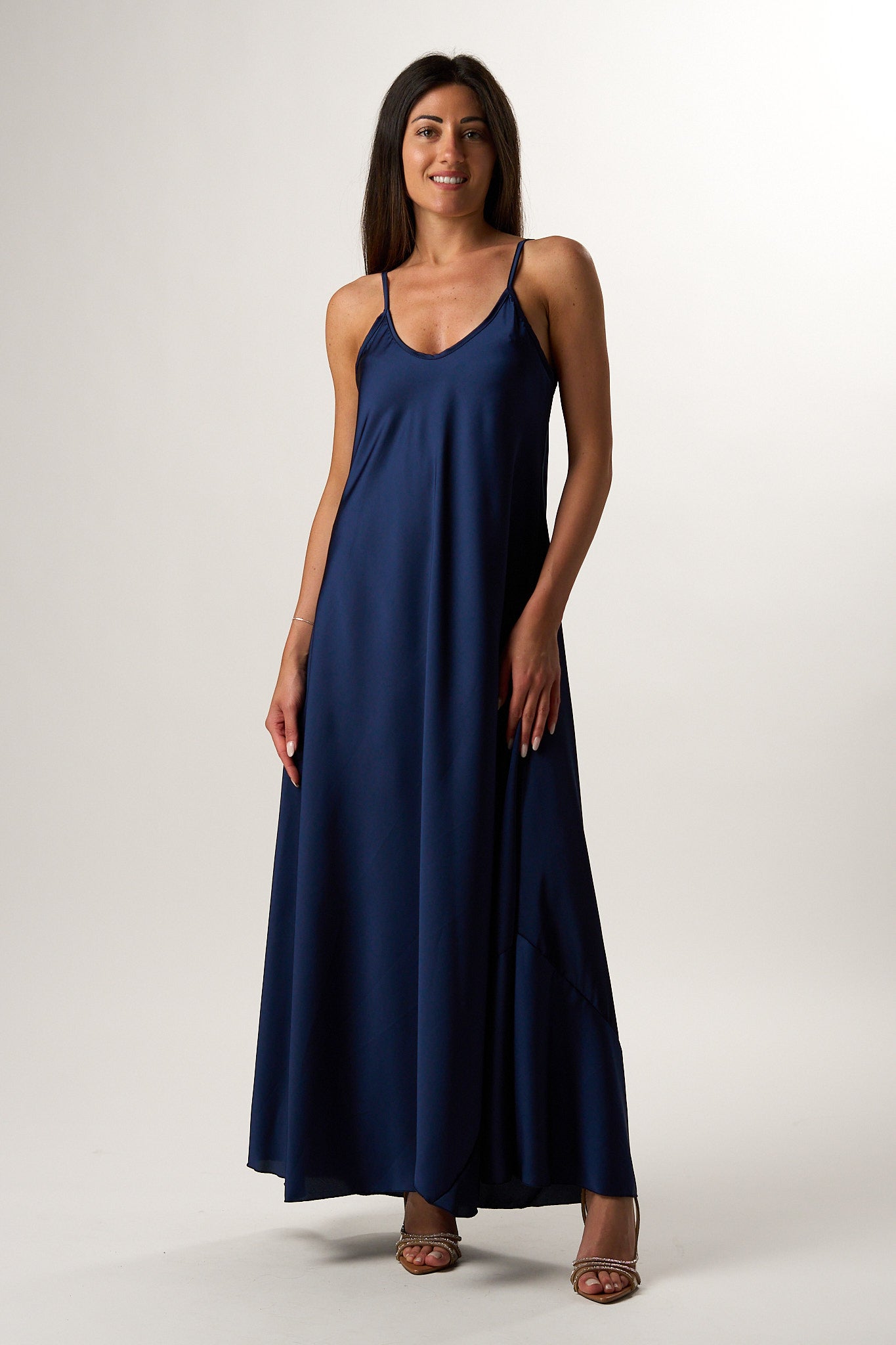 Abito Lungo Satin