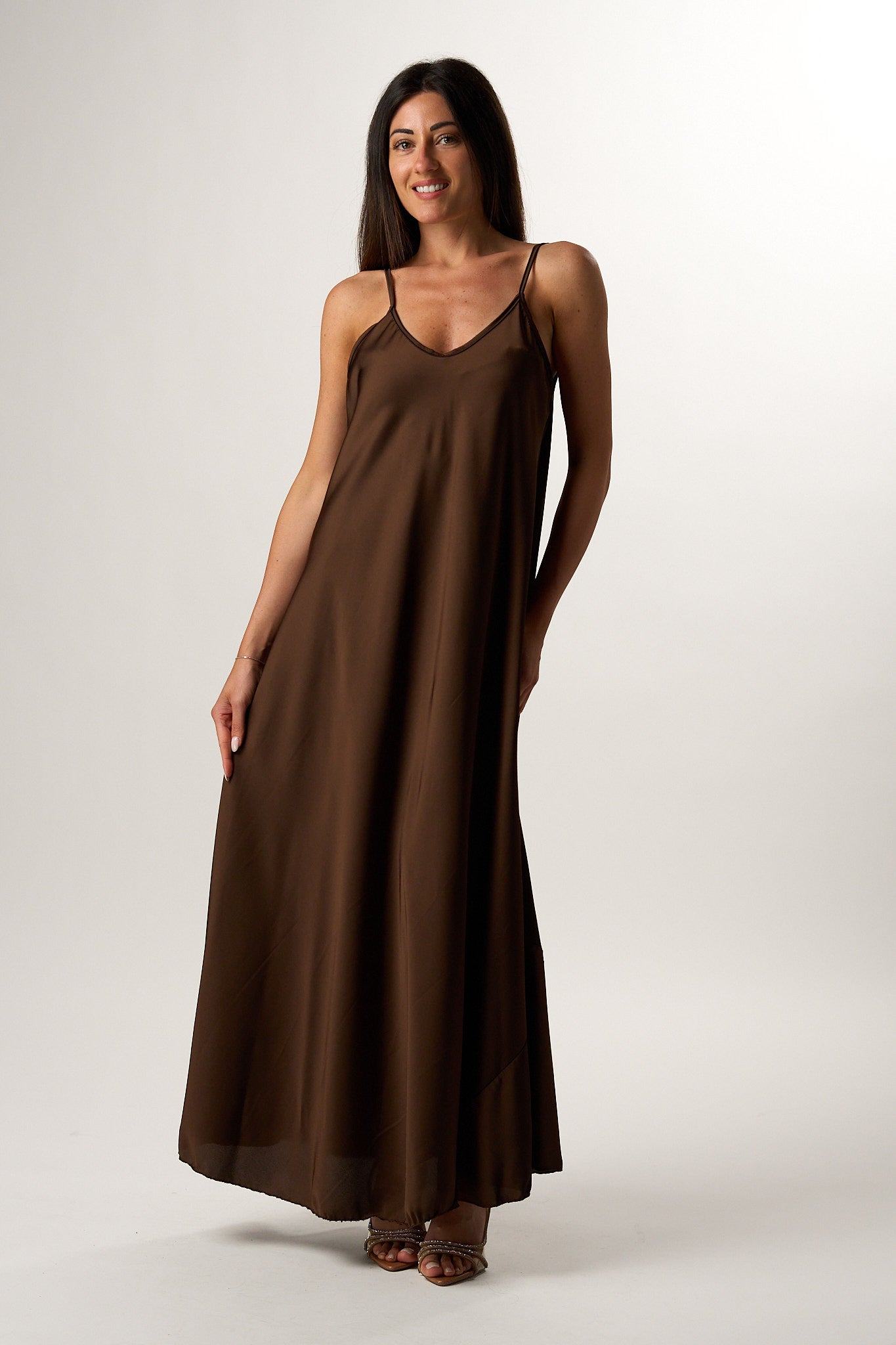 Abito Lungo Satin