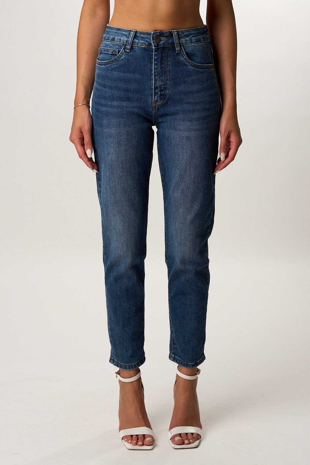 Jeans Momfit Blue
