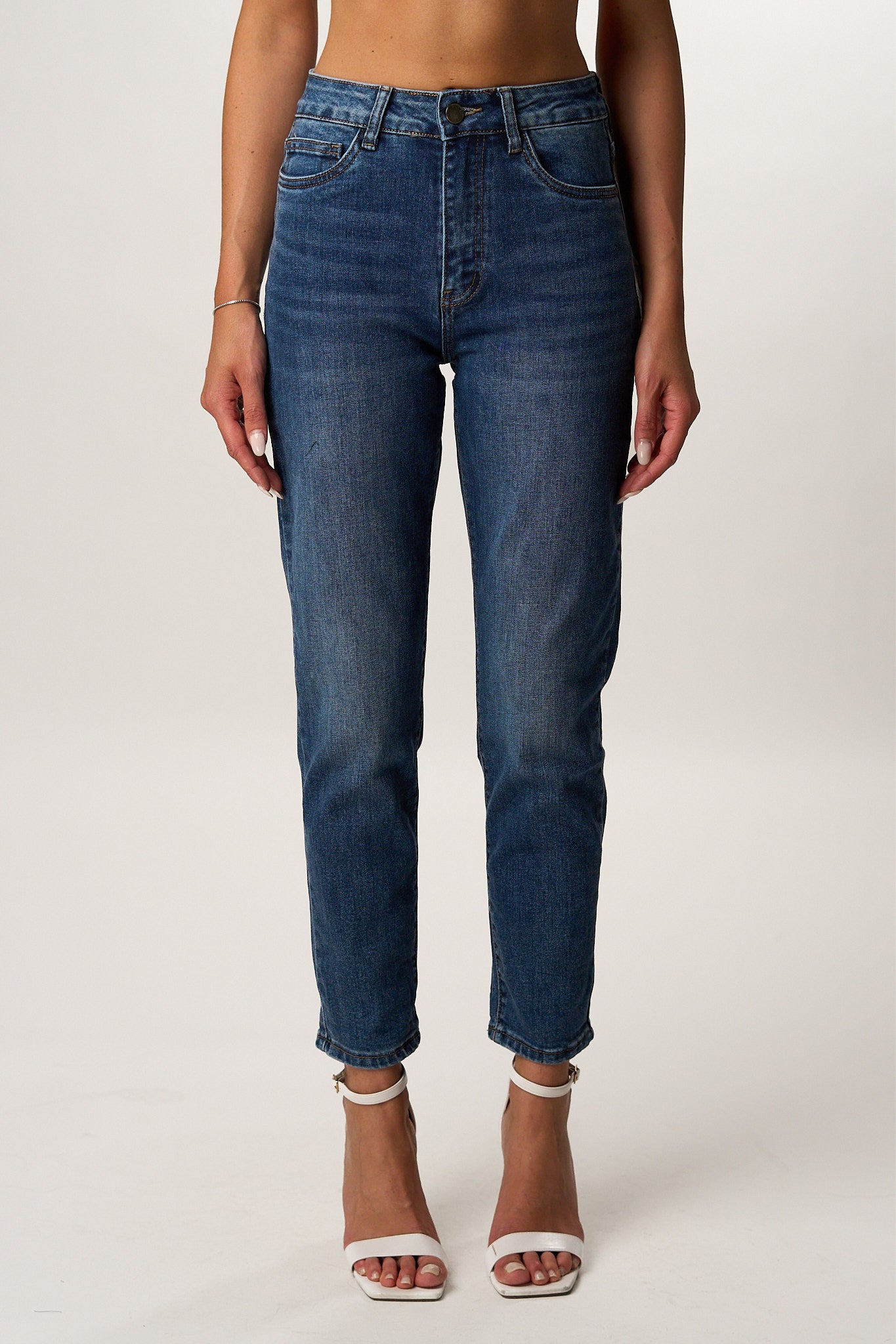 Jeans Momfit Blue