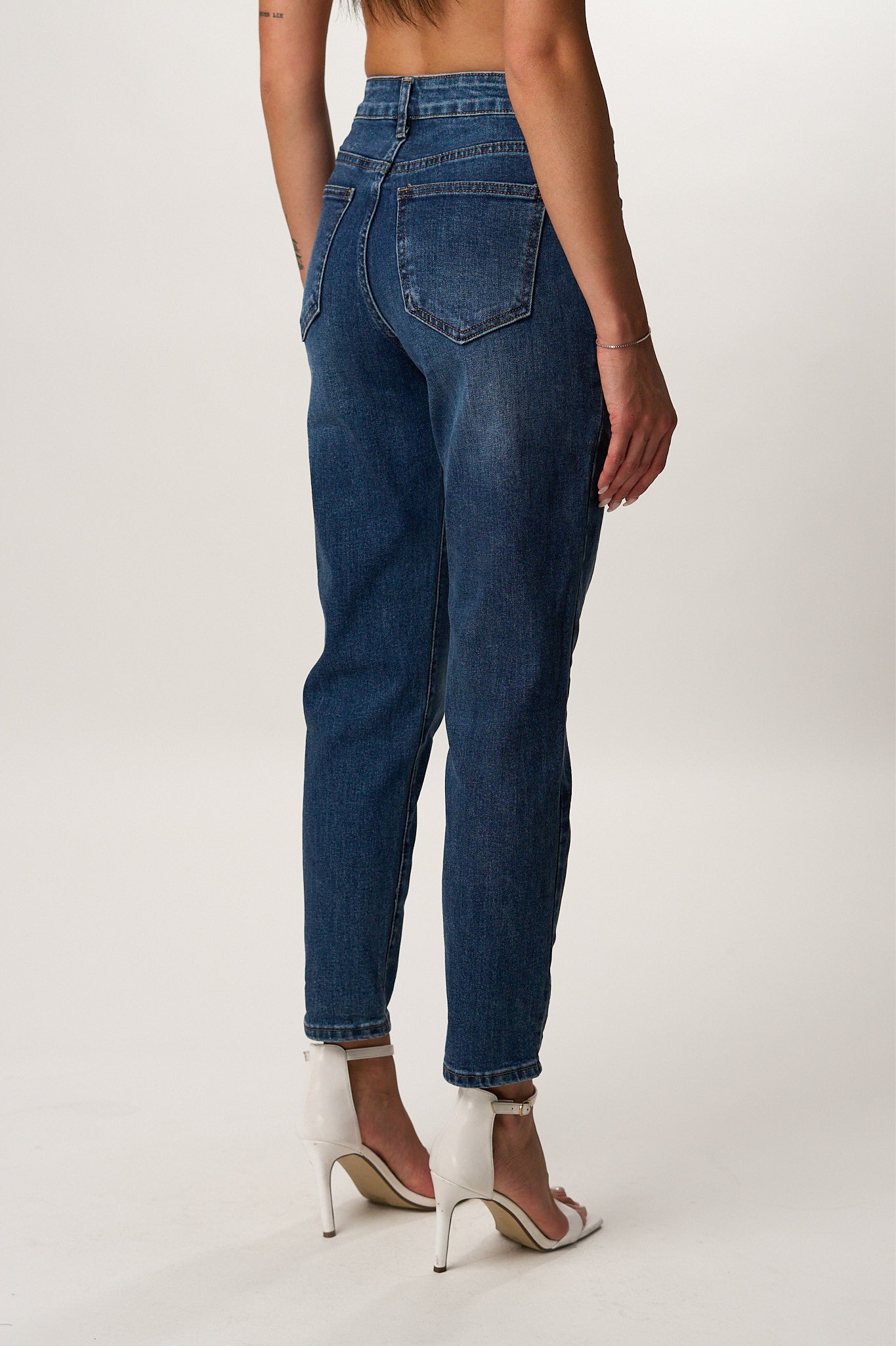 Jeans Momfit Blue