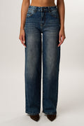 Jeans Wideleg Blu