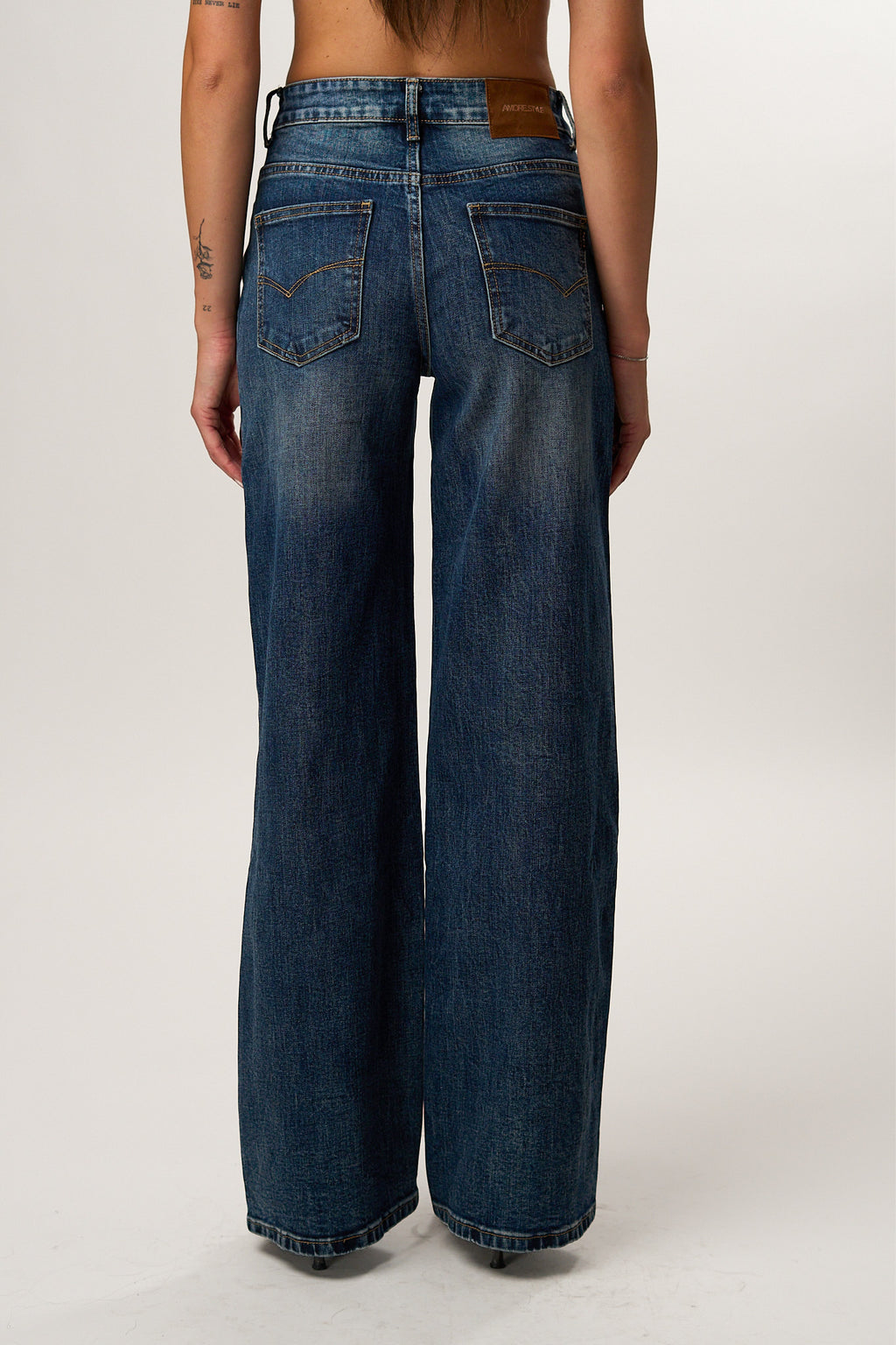 Jeans Wideleg Blu