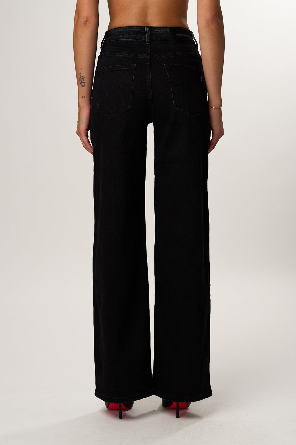 Jeans Wideleg Black