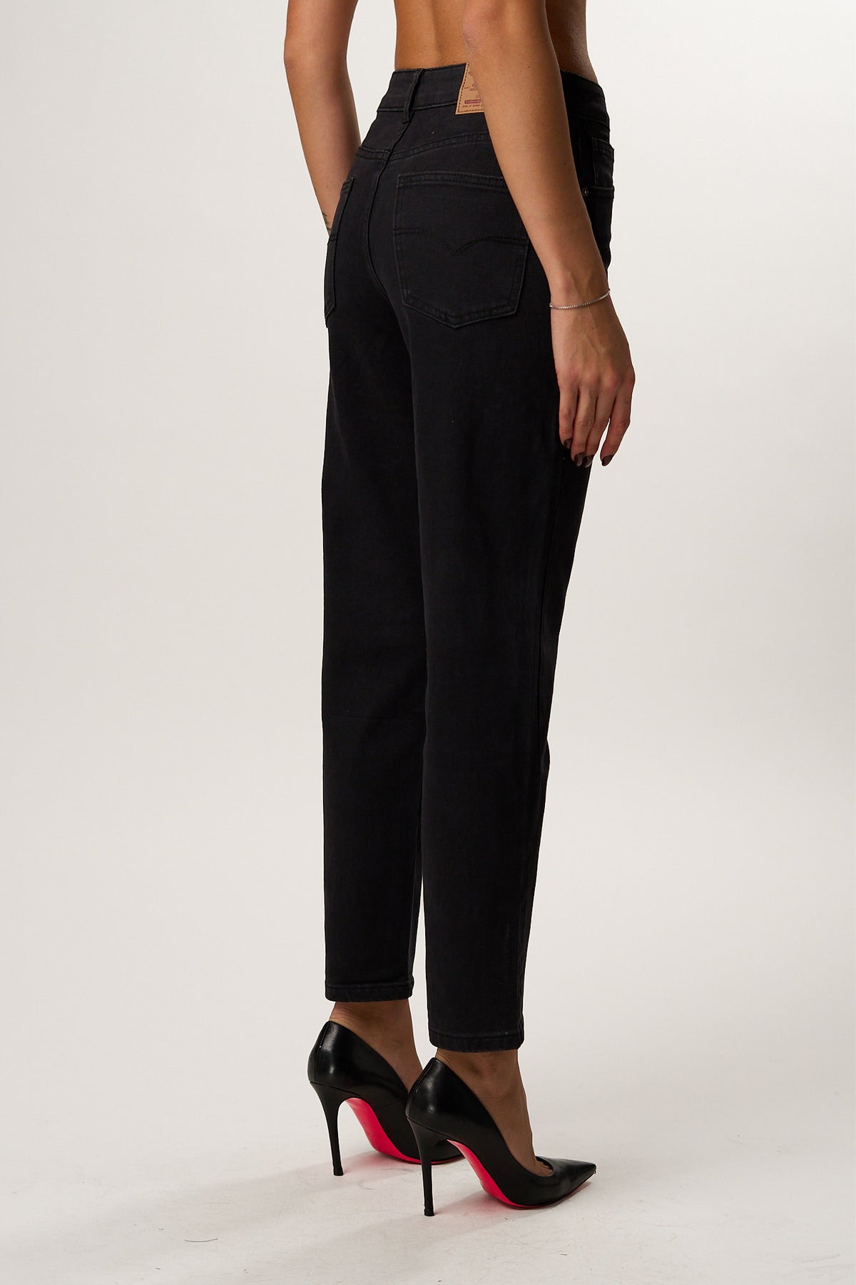 Jeans Momfit Black