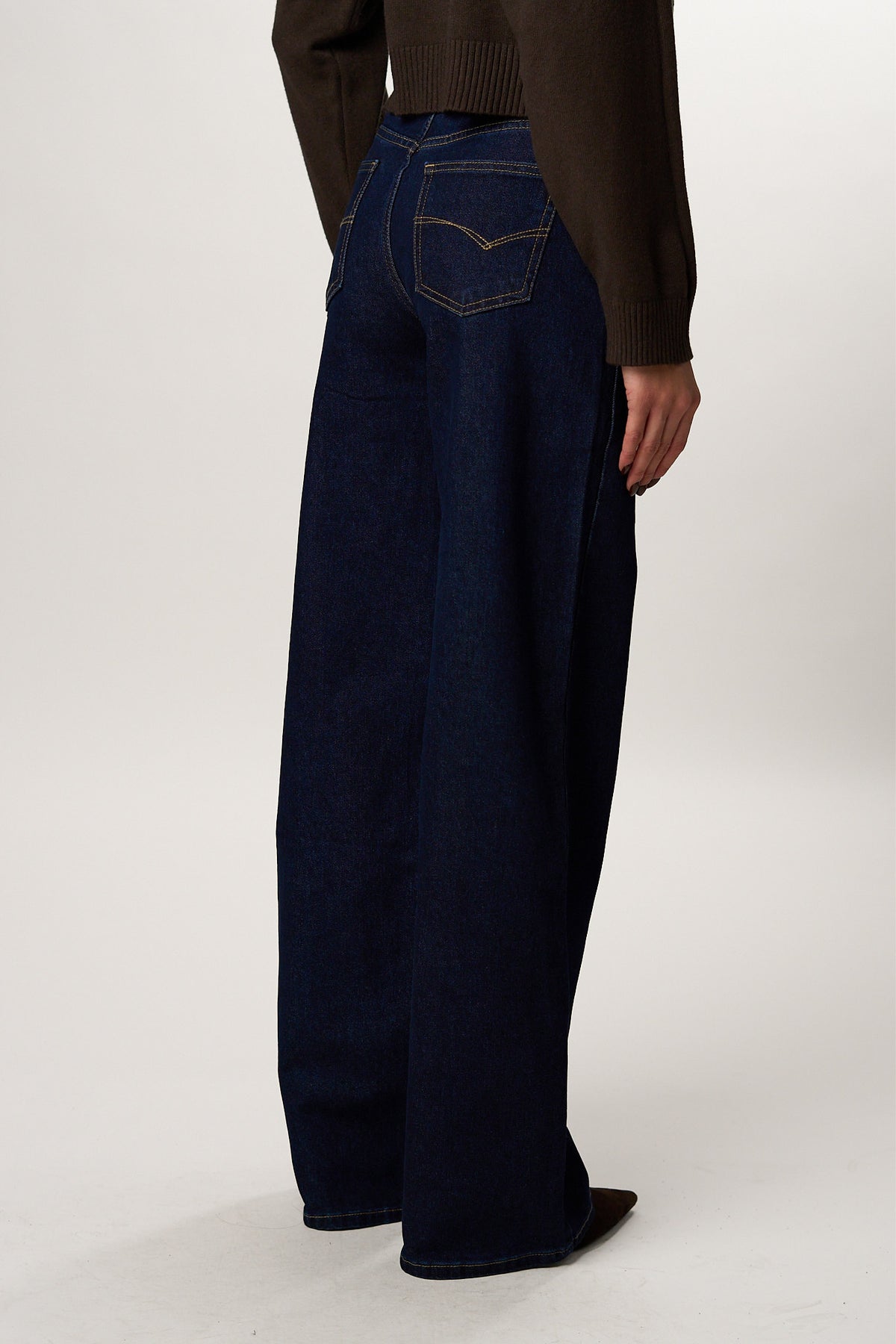 Jeans Wideleg Blu Intenso