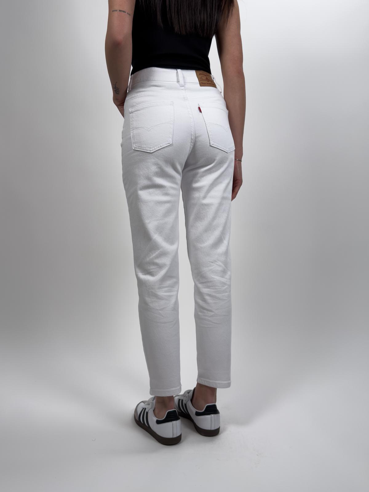 Jeans Momfit Bianco