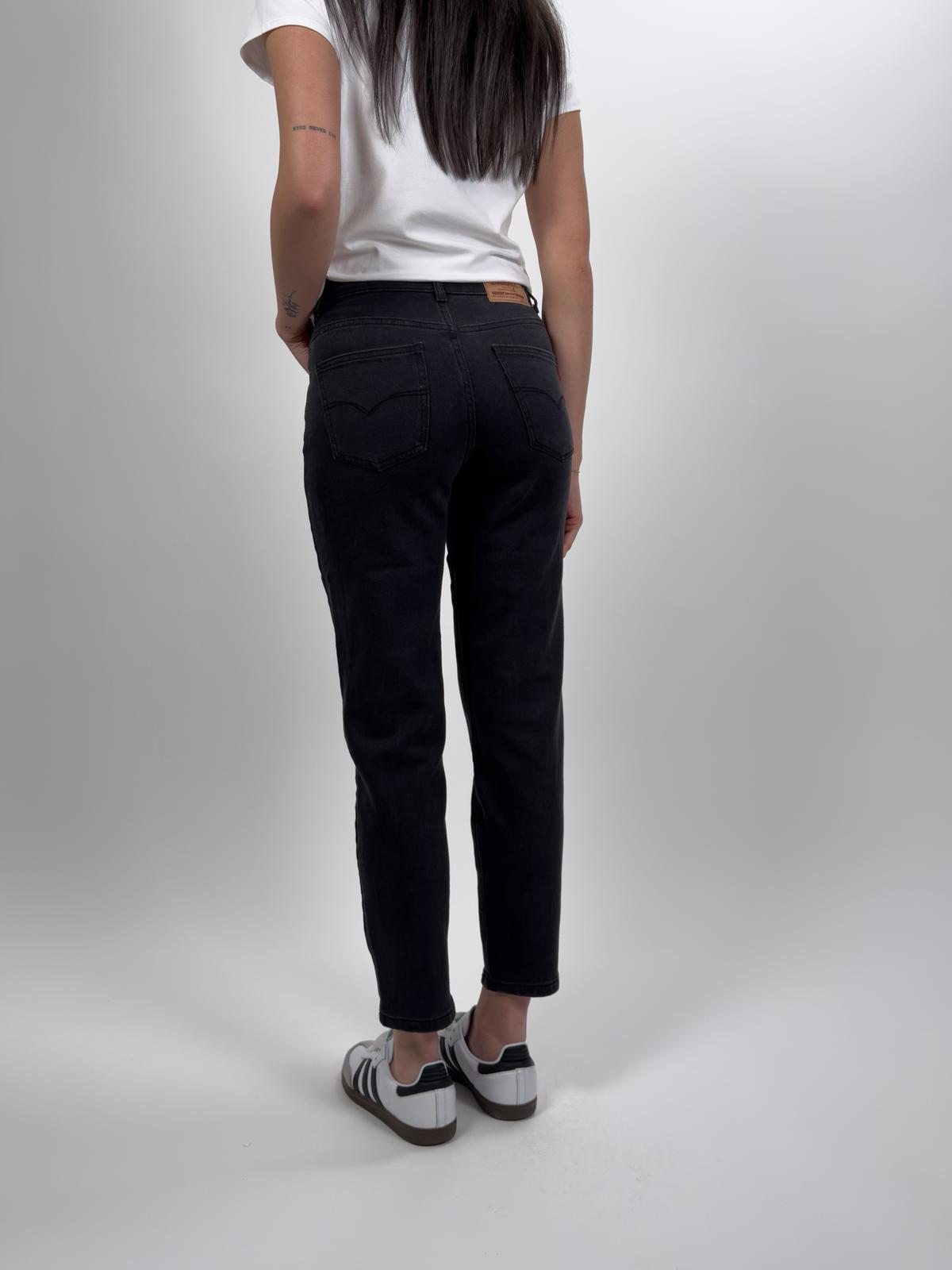 Jeans Momfit Black