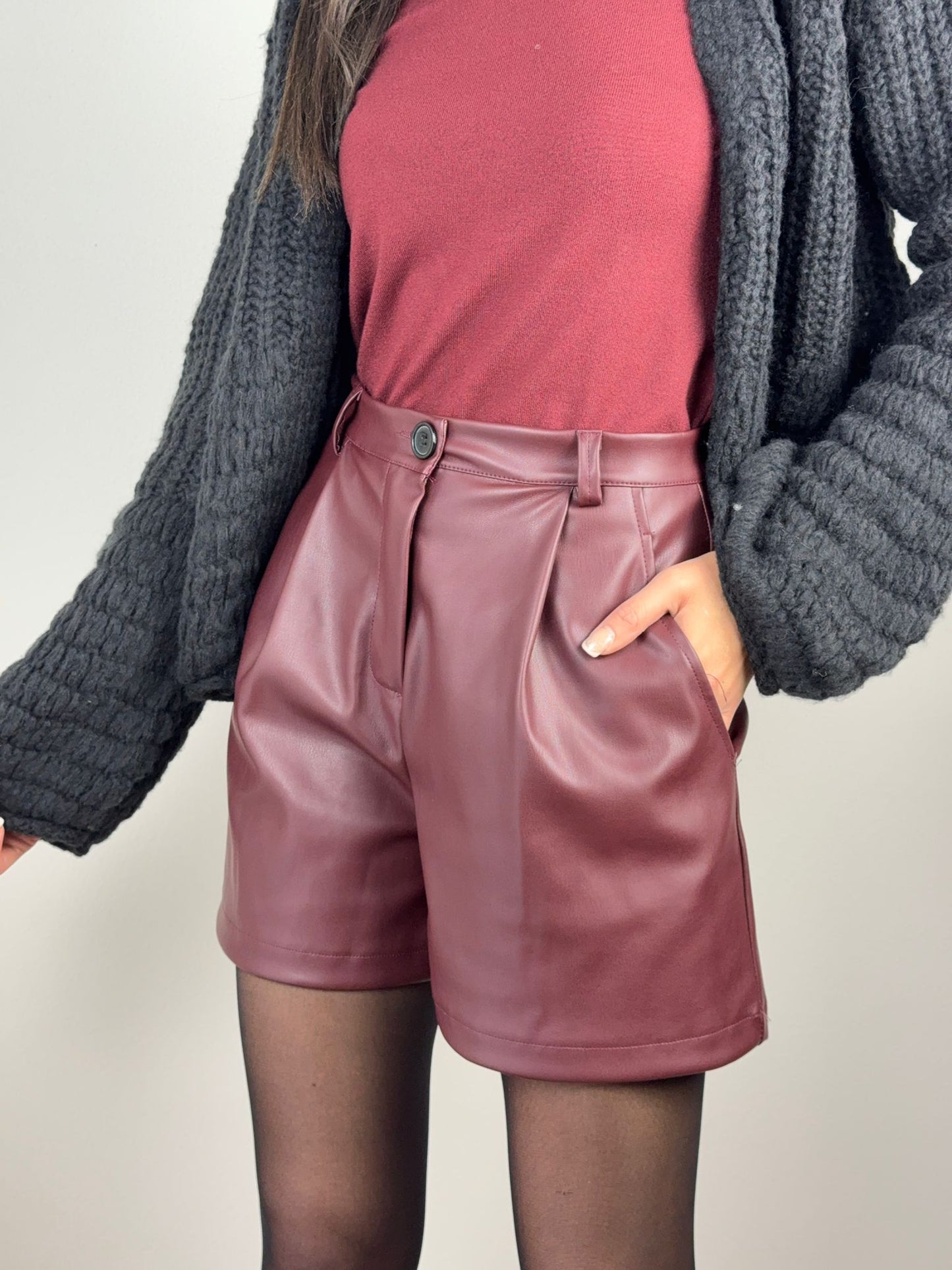 Shorts Burgundy