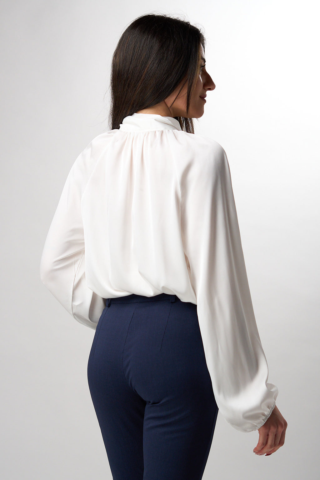 Camicia Satin Fiocco