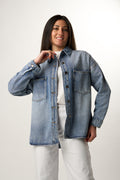 Camicia Denim Strass
